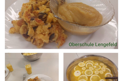 Abschluß GTA- Kaiserschmarrn mit Apfelmus und Affenbowle