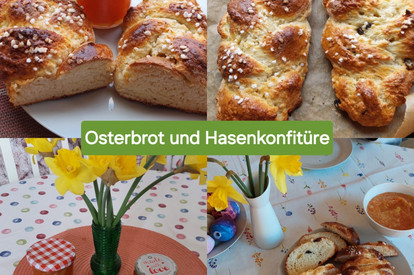 Osterbrot und Hasenmarmelade