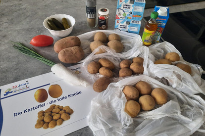 Kartoffel, Quark und Leinöl