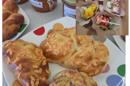 Osterbrot und Hasenmarmelade