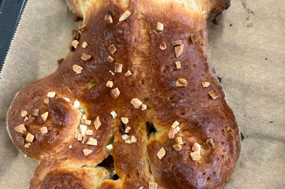 Osterbrot und Hasenmarmelade