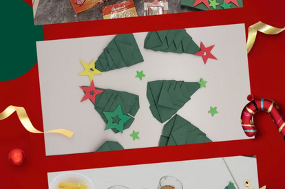 Apfel Trifle und Kinderpunsch