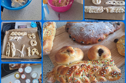 Osterbrot und Hasenmarmelade