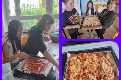 Abschluß GTA mit Pizza und Cocktail, Urkundenübergabe