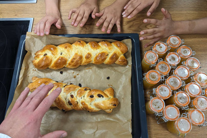 Osterbrot und Hasenmarmelade