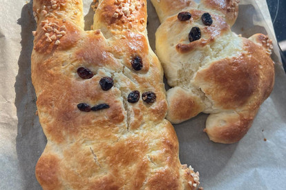 Osterbrot und Hasenmarmelade