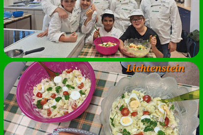 Kartoffelsalat Dresdner Art mit Würstchen