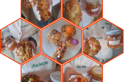 Osterbrot und Hasenmarmelade