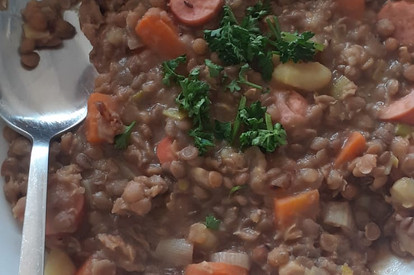 Linseneintopf süß-sauer